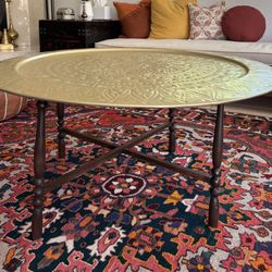Gold Tray Coffee Table