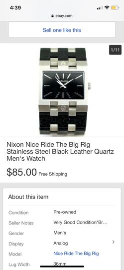 Nixon outlet big rig