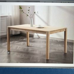 Kmax Dining Table Farmhouse Wood Kitchen Table 