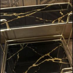 Makeup Organizer Shelf, 2 Tier Bathroom Vanity Tray for Perfumes, Makeups, Toiletries and Skincare, Multifunctional Cosmetic Storage Rack for Dresser 