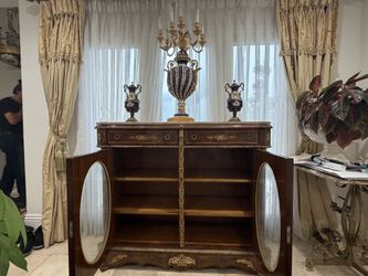 French Cabinet With Stone Counter Top