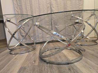 Holynyx Living Room Glass Tables