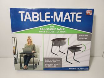 Table-Mate the adjustable table that slides to you