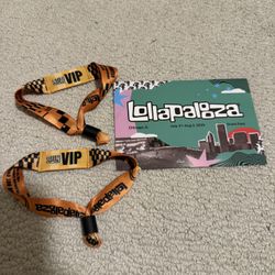 Lollapalooza 2025 Chicago VIP  y GERENALES Wristbands
