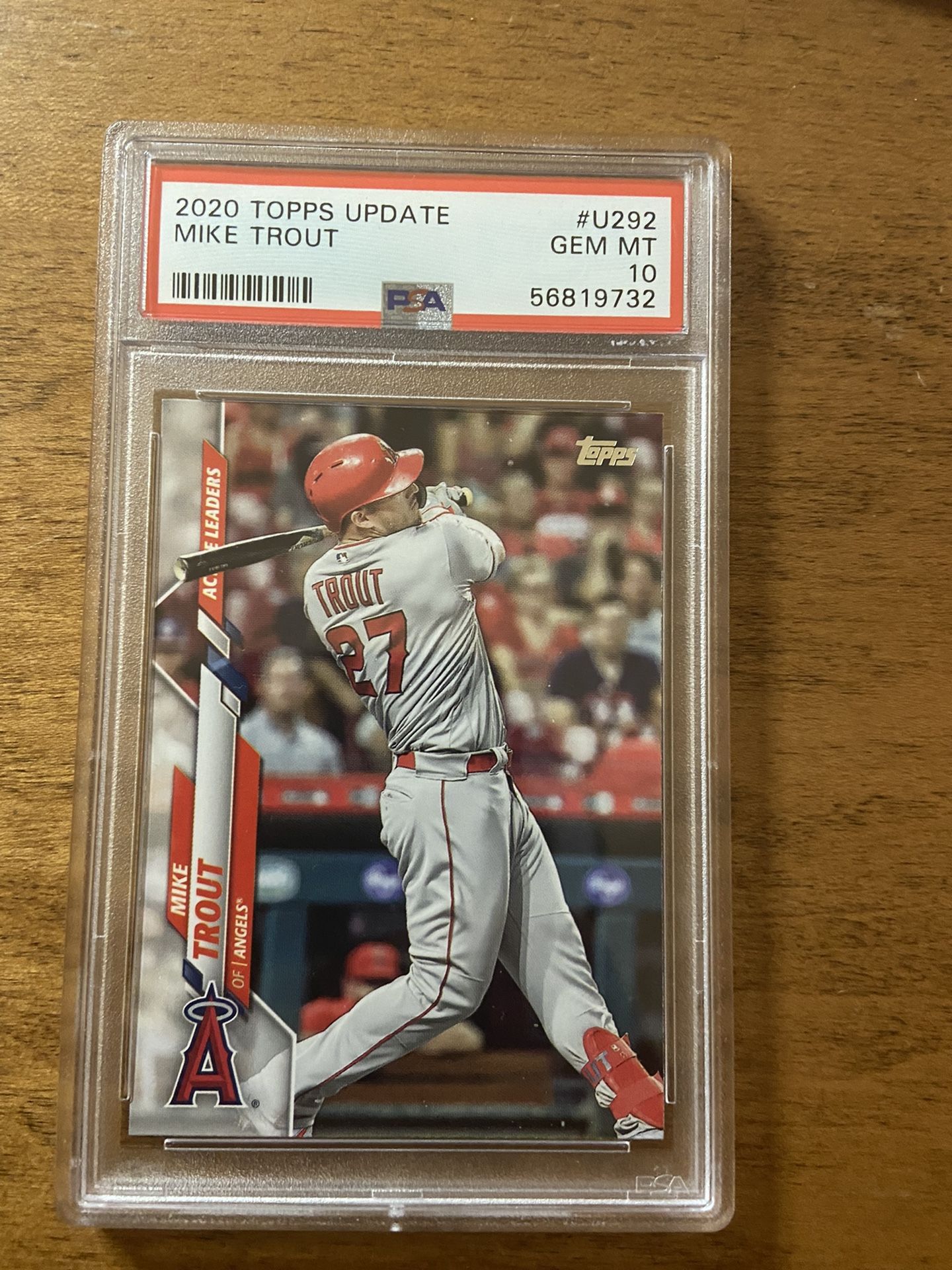 Mike Trout PSA 10 GEM MINT #U292