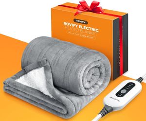 Heated Electric Blanket, 10HR Auto-Off & Washable