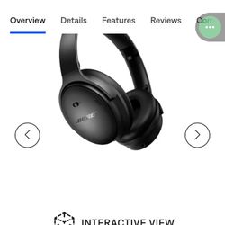 Bose quitecomfert headphones 