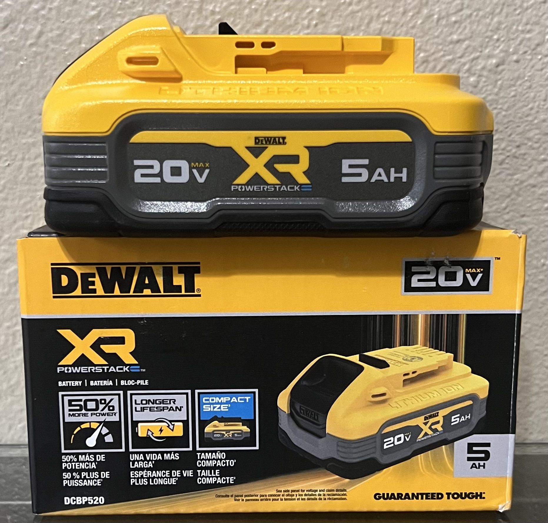 New Dewalt XR POWERSTACK 5AH Battery 🔋