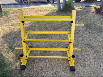 3 tier weight rack