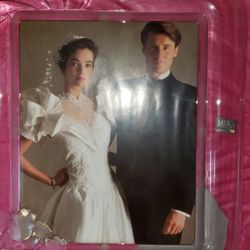 MIKASA CRYSTAL PICTURE FRAME Germany/WEDDING/14 1/2"x 12 1/2" Photo/8 x 10 Photo