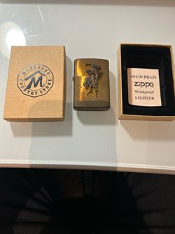 Marlboro zippo lighter brass