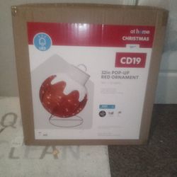 Christmas Decorations 3FT Red Ornament And I Have A 3FT Pink Ornament Also Brand New In Box Never Open Asking $40 Or $65 For Both 