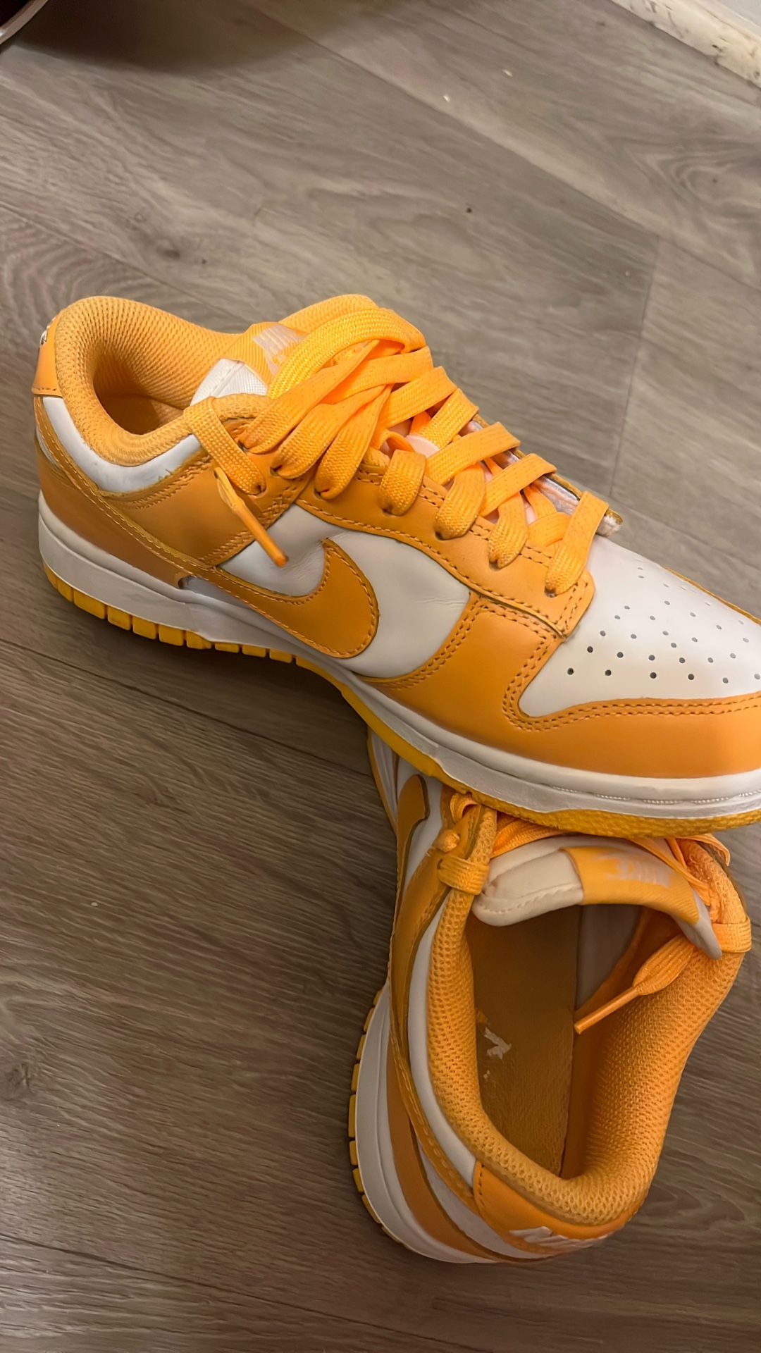 Orange Nike Dunks, Size 6.5 In Women 