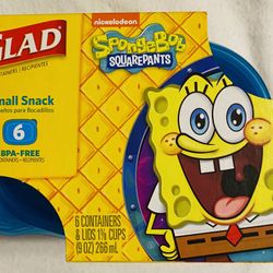 Glad Sponge Bob Square Pants Storage Container Set
