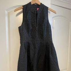 Lilly Pulitzer Franci Dress In Black | Size 4