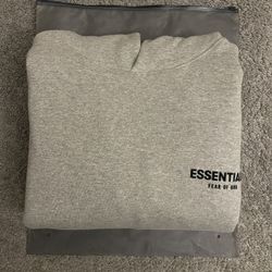 Fear of God Essentials hoodie Dark Oat