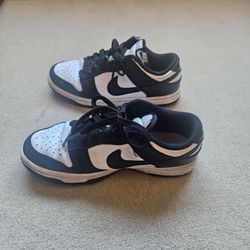 Nike Dunk Low Retro White Black Panda kids size 3.5y