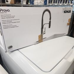 Amazing Kohler Semi Professional Kitchen Faucet Provo R432QQ VS