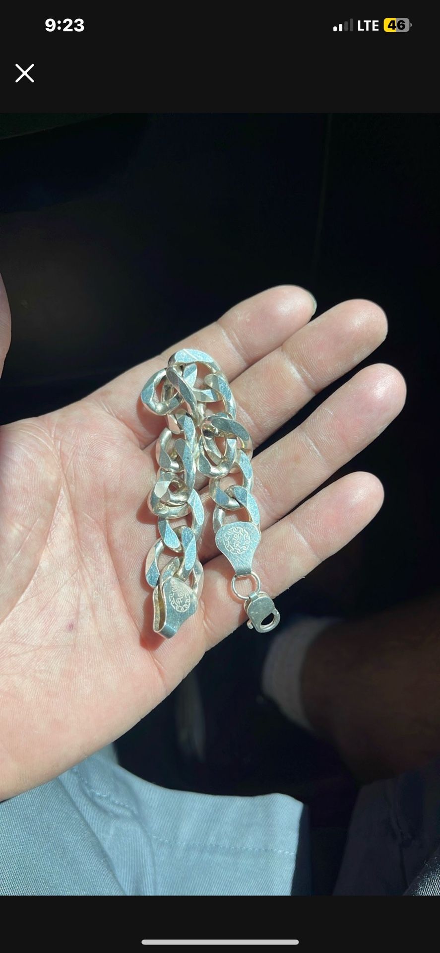 Silver Cuban Bracelet 