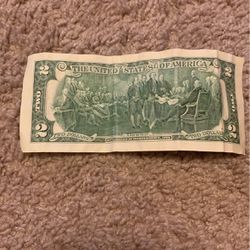 2 Dollar Bill