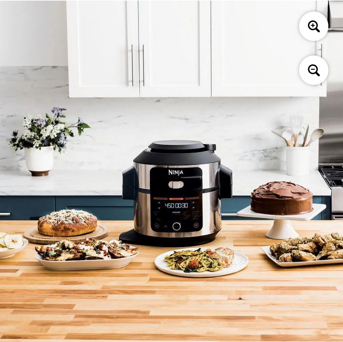 Ninja Foodi 14 in Pressure Cooker Steam Fryer with Smart