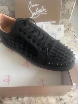 Size 11 Christian Louboutin Louis Junior Spikes Sneakers