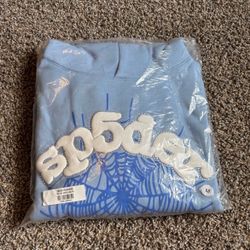 Sp5der Web Hoodie Sky Blue 