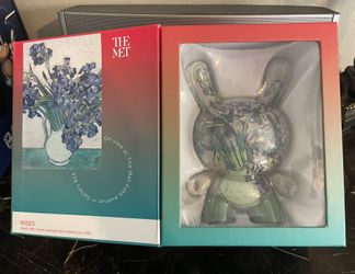Kidrobot Dunny Van Gogh Irises The Met 8" Masterpiece Sealed New 🔥