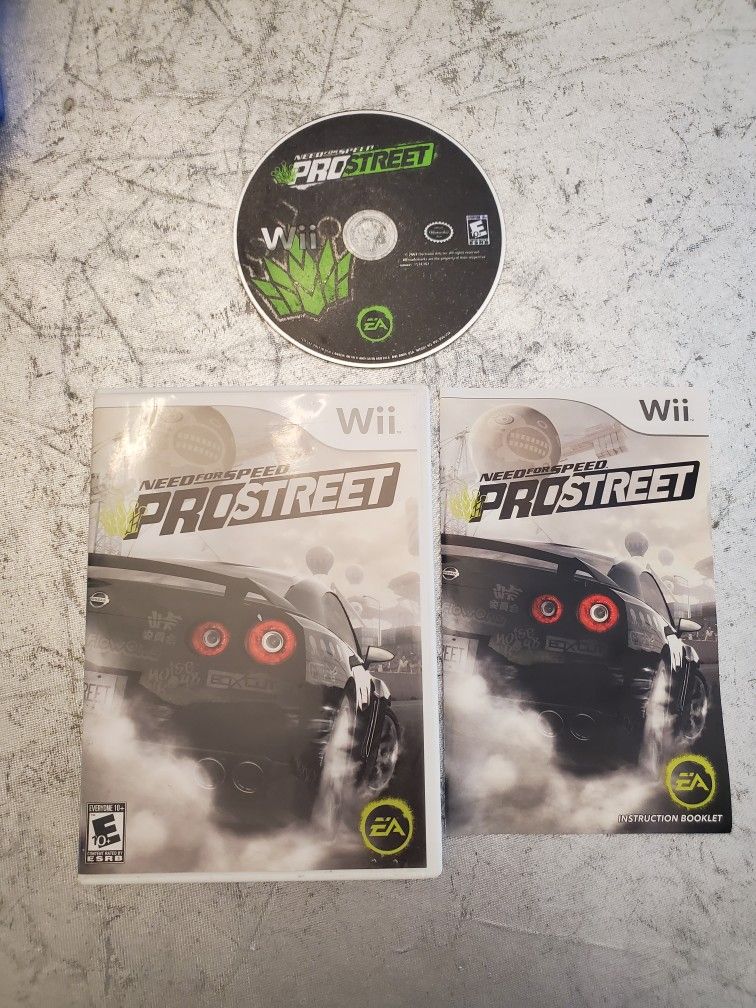 Need for Speed: Prostreet - Nintendo Wii - Complete w/ Manual video game CIB