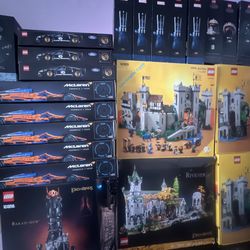 Lego lot lion knights Rivendell mclaren f1 xmen