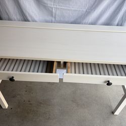 HEMNES IKEA desk with 2 drawers white stain