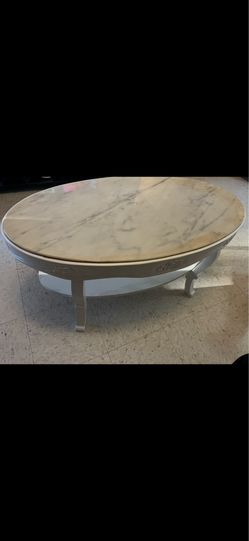 White coffee table