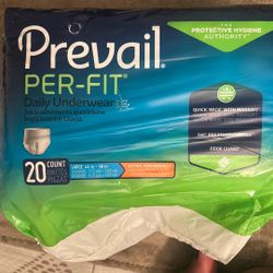 Prevail - Size L Incontinence Underwear 