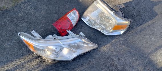 Tail light and headlights