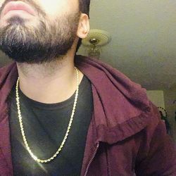 14K GOLD 26" D/C ROPE CHAIN NECKLACE BBB STAMPED