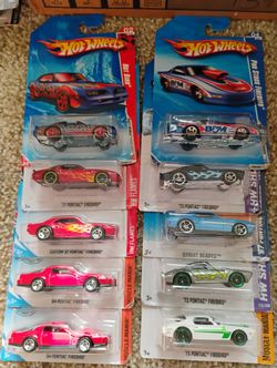 Hot Wheels Pontiac Firebird Lot Of 10