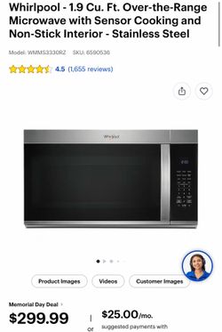 Whirpool Microwave (Used)