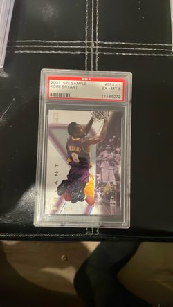 2001 SPX sample trading card