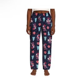 New Juniors' Disney's Minnie Mouse Winter Icons Lux Plush Fleece Pajama Pants