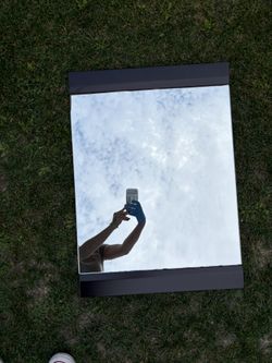Mirror With Dark Brown Trim – 20” X 28”