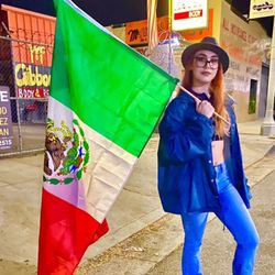 Mexico Flag 3 Feet By 5 Feet $25.00 Shipping Only No Stick $4.00