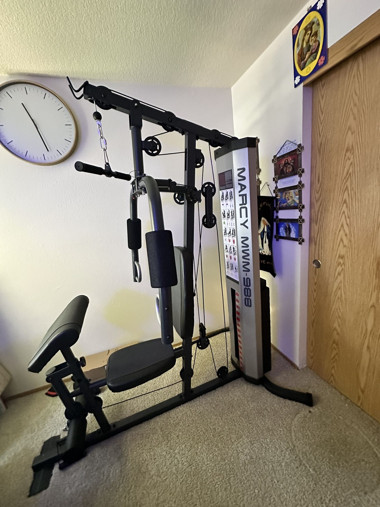 Marcy 150-lb Multifunctional Home Gym Station for Total Body Training MWM-990