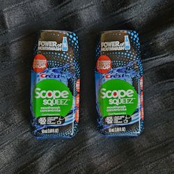 $2 Each (2Available) Crest Scope Squeeze "Cool Peppermint" Mouth Wash 