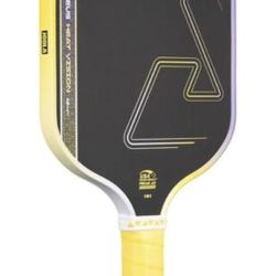 JOOLA SCORPEUS Heat Vision 16mm Pickleball Paddle - Standard Shape - Textured Carbon Fiber Surface for Spin - SK Film for Reduced Vibration - USAP App