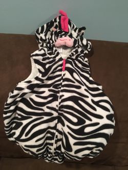 Baby girl Carters zebra costume