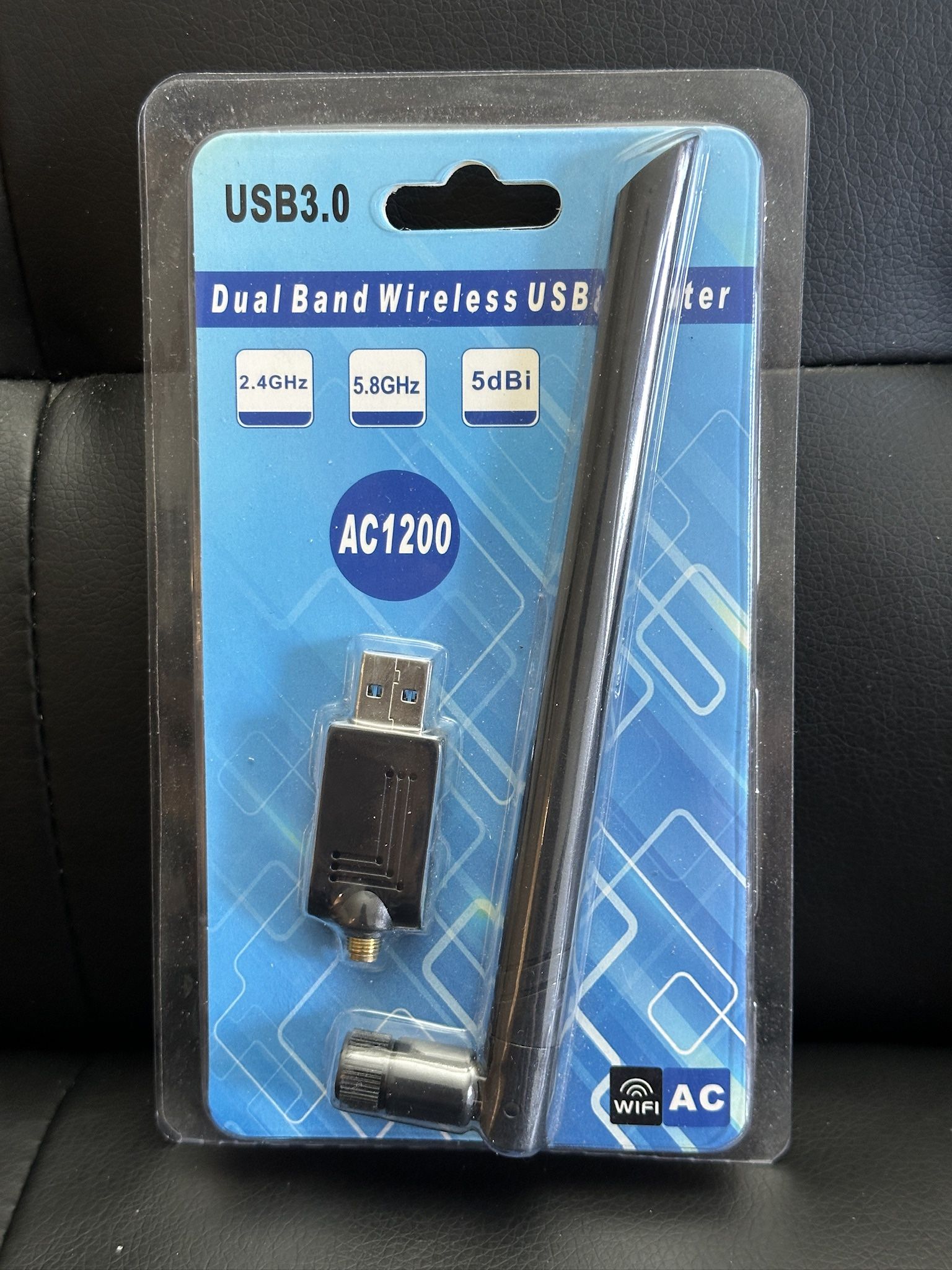 Dual Band Wireless USB Adapter 5.8GHZ + 2.4GHZ