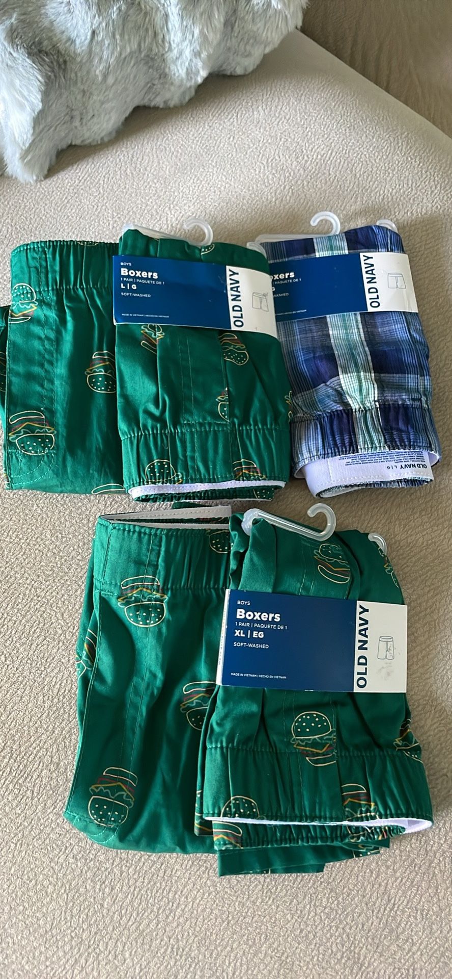 New 5 Pairs Of Boy Boxers