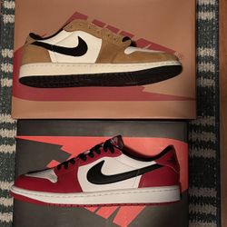 DS Jordan 1 Lows Size 9.5