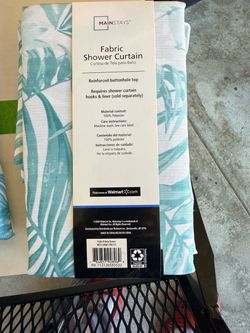 Mainstays fabric shower curtains