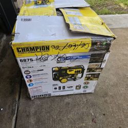 Champion 6875 Dual Fuel Generator New $650 Price Firm// Nueva Precio Firme $650